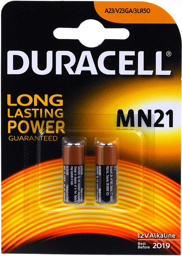 Ersatz-Batterie Duracell Typ 23A 2er Blister