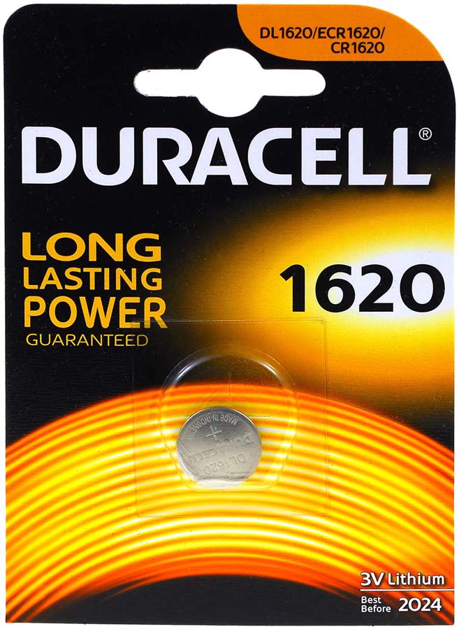 Ersatz-Lithium Knopfzelle Duracell CR1620 1er Blister