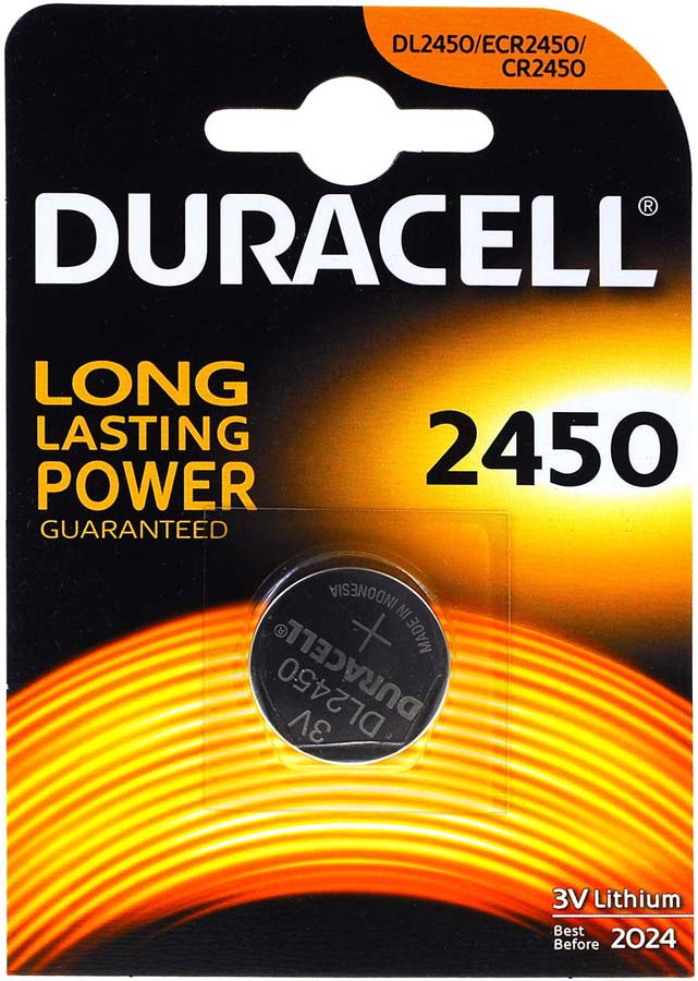 Ersatz-Lithium Knopfzelle Duracell DL2450 1er Blister