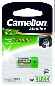Ersatz-Batterie Camelion 4LR44 Alkaline