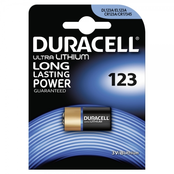 Ersatz-Foto Batterie Duracell M3 CR123A 1er Blister