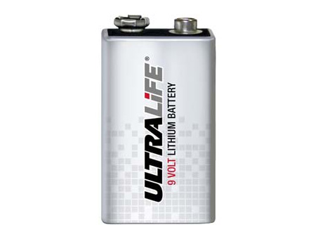 Ersatz-Lithium Batterie Ultralife Typ CR-V9 9V-Block