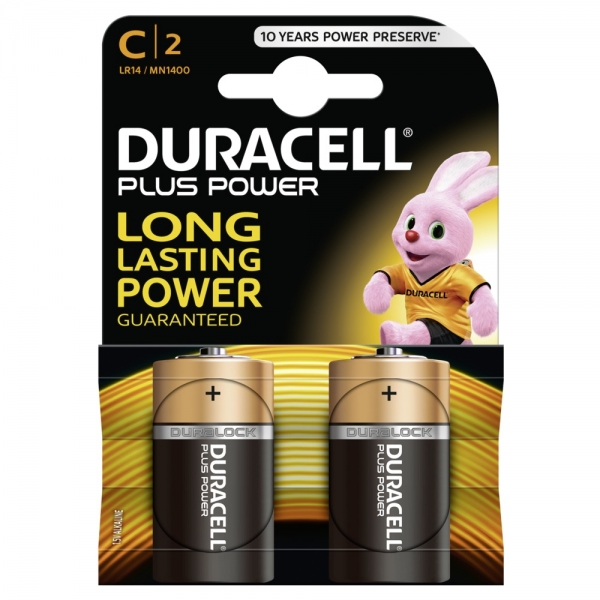 Ersatz-Batterie Duracell Plus Typ MN1400 2er Blister