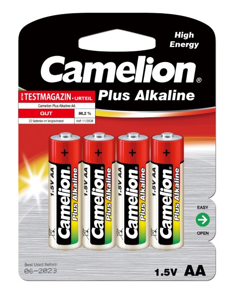 Ersatz-Batterie Camelion Mignon Typ AA 4er Blister