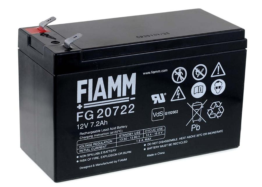 Ersatz-FIAMM Bleiakku FG20722 Vds