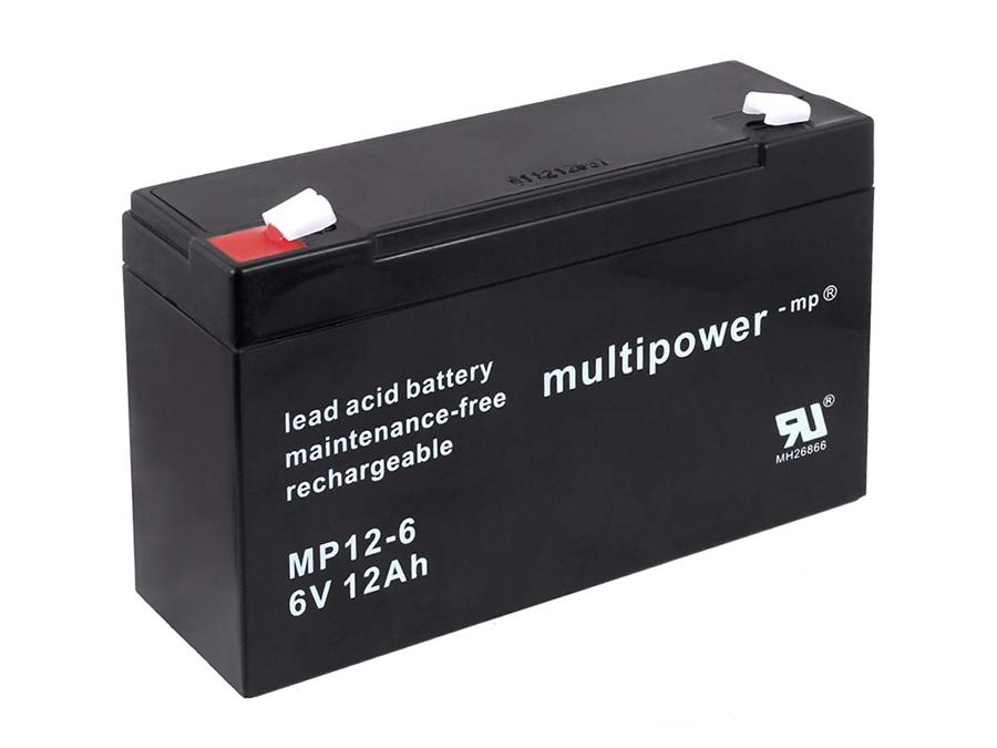 Ersatz-Powery Bleiakku (multipower) MP12-6