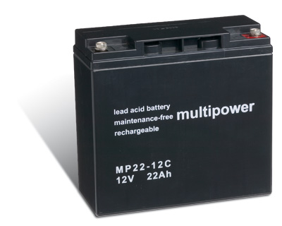 Ersatz-Powery Bleiakku (multipower) MPC22-12I zyklenfest