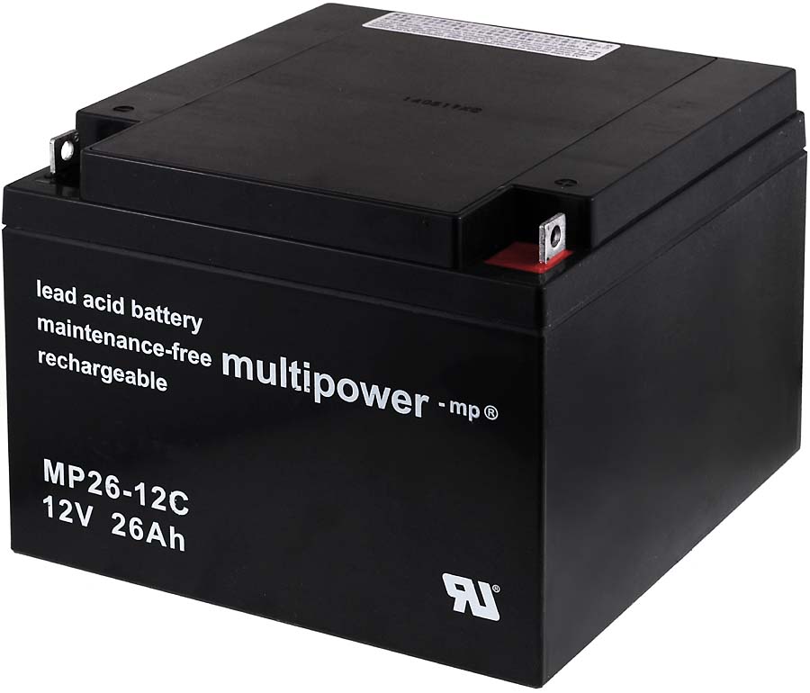 Ersatz-Powery Bleiakku (multipower) MP26-12C zyklenfest