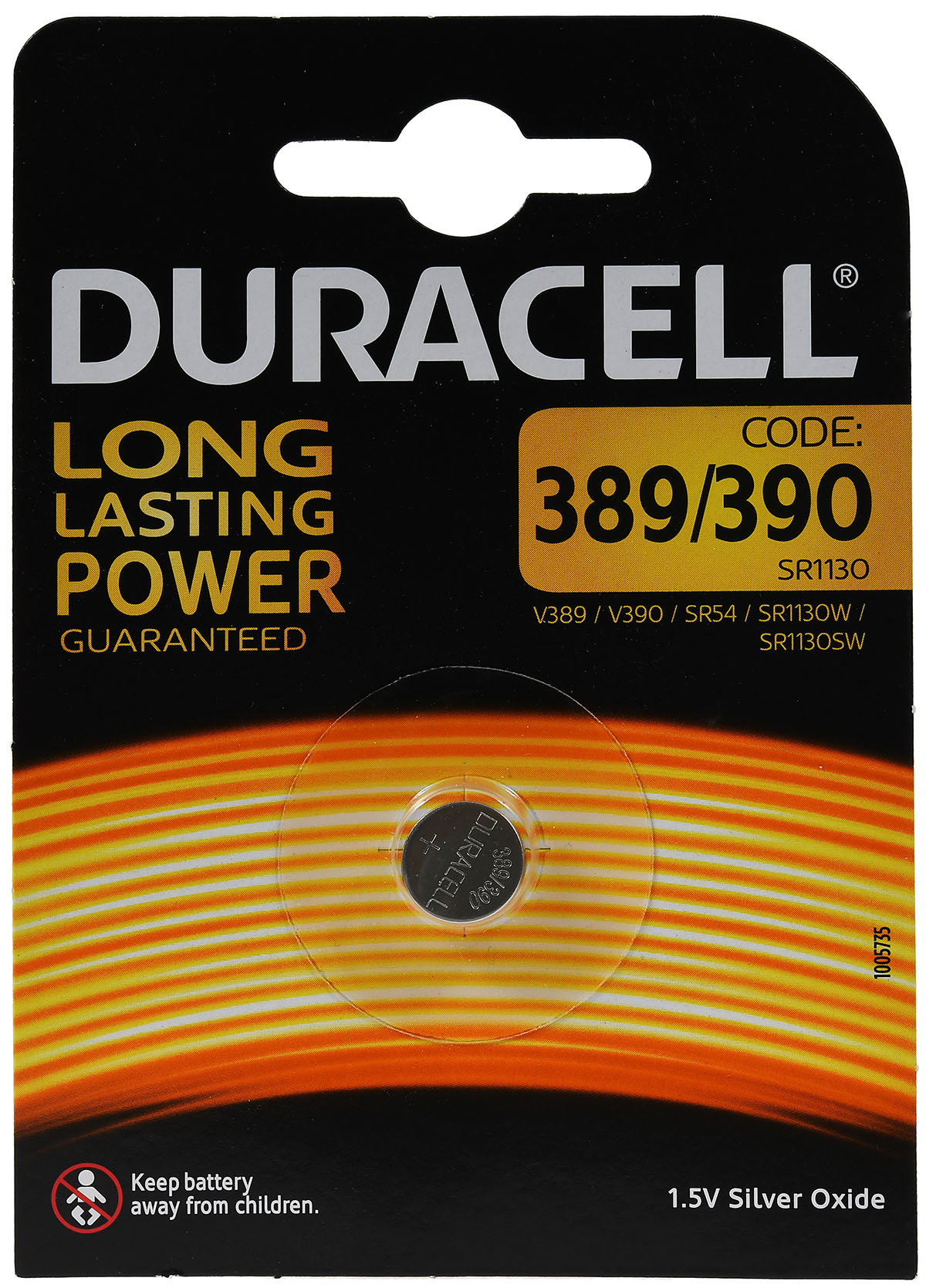 Ersatz-Duracell Knopfzelle SR1130W 1er Blister