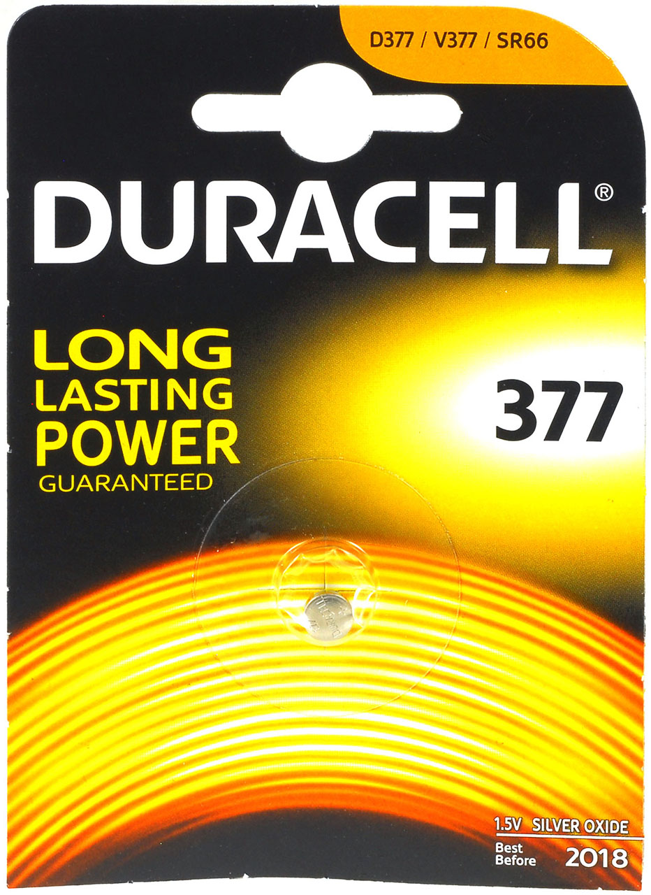 Ersatz-Duracell Knopfzelle SR626SW 1er Blister