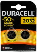 Ersatz-Lithium Knopfzelle Duracell CR2032 DL2032 2er Blister