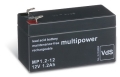 Ersatz-Powery Bleiakku (multipower) MP1,2-12 Vds