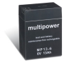 Ersatz-Powery Bleiakku (multipower) MP13-6
