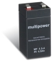 Ersatz-Powery Bleiakku (multipower) MP4,5-4