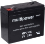 Ersatz-Powery Bleiakku (multipower) MP7-6S