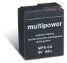 Ersatz-Powery Bleiakku (multipower) MP9-6A